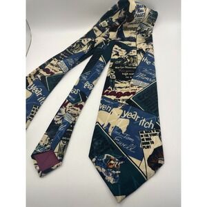Huxley Mens Vintage Movie Poster Tie Marilyn Monroe Seven Year Itch USA Blue